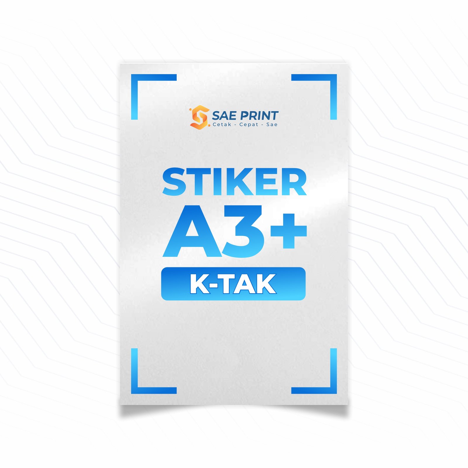 Stiker K-Tak A3+